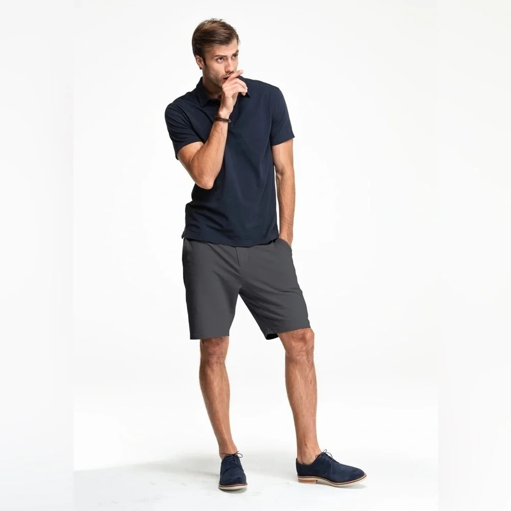 Swet Tailor Men's The Everyday Chino Short in Grey size 30
